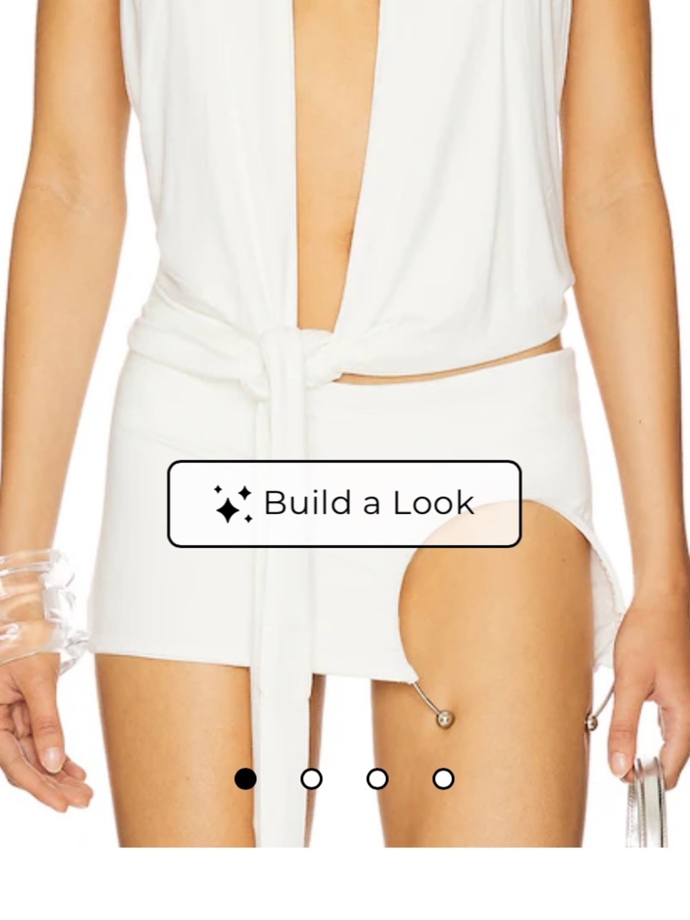TORQUE SKORT IN WHITE
1XBLUE